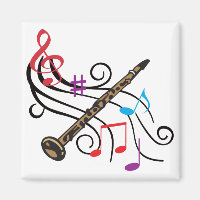 Clarinet met muziek