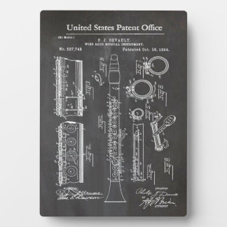 Clarinet met muziekaccessoires fotoplaat