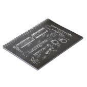 Clarinet met muziekaccessoires notitieboek (Linkerzijde)