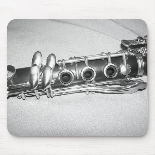 Clarinet Mousepad Muismat (Voorkant)
