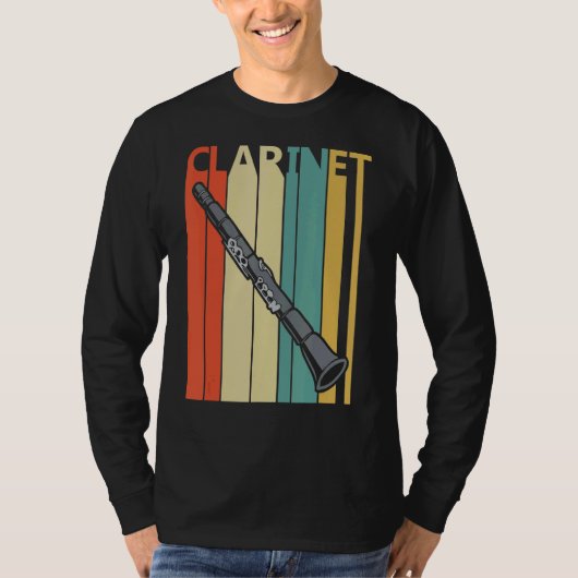 Clarinet Music Instrument T-shirt (Voorkant)