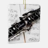 Clarinet Music Keramisch Ornament (Rechts)
