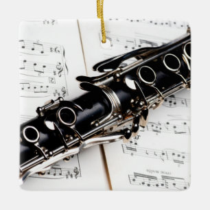 Clarinet Music Keramisch Ornament