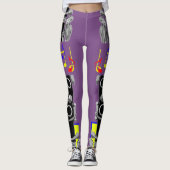 Clarinet Music Note Leggings (Voorkant)