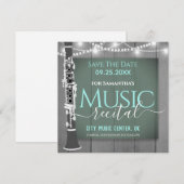 Clarinet Music Overweging Save the Date (Voorkant / Achterkant)