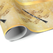 Clarinet Music, populair design, Cadeaupapier (Rol Hoek)