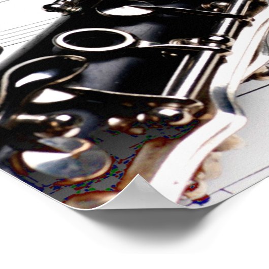 Clarinet Music Poster (Hoek)