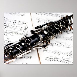 Clarinet Music Poster
