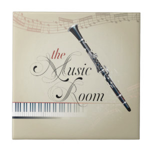Clarinet Music Room Tegeltje