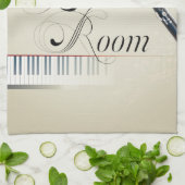 Clarinet Music Room Theedoek (Gevouwen)