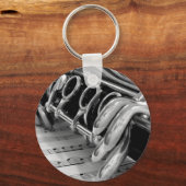 Clarinet Music Sleutelhanger (Voorkant)