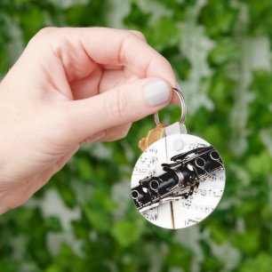 Clarinet Music Sleutelhanger