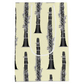 Clarinet Music Teacher Band Musician Medium Cadeauzakje (Achterkant)