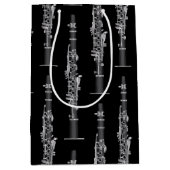 Clarinet Music Teacher Band Musician Medium Cadeauzakje (Voorkant)