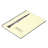 Clarinet Music Teacher Band Musician Notitieboek (Linkerzijde)