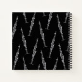 Clarinet Music Teacher Band Musician Notitieboek (Achterkant)