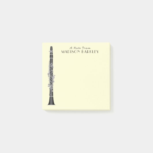 Clarinet Music Teacher Band Musician Post-it® Notes (Voorkant)