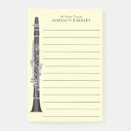 Clarinet Music Teacher Band Musician Post-it® Notes