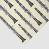 Clarinet Music Teacher Band Musician Tissuepapier (Detail)