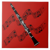 Clarinet Music Tegeltje (Voorkant)