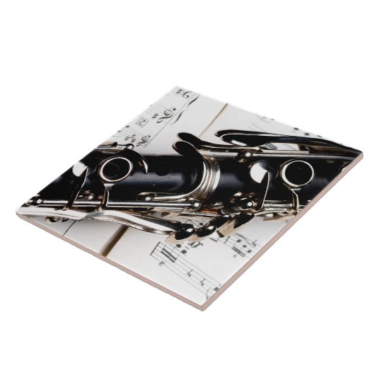 Clarinet Music Tegeltje (Zijkant)