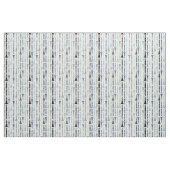 Clarinet Musical Instrument Band Orchestra Blue Stof (Fat Quarter)