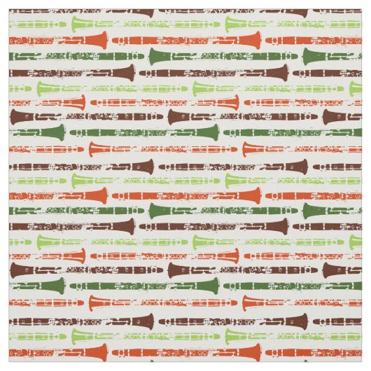 Clarinet Musical Instrument Band Orchestra Craft Stof (Swatch)