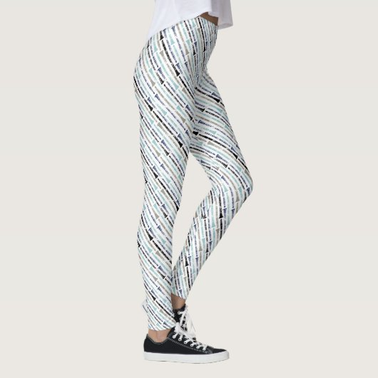 Clarinet Musical Instrument Band Orchestra Music Leggings (Rechts)