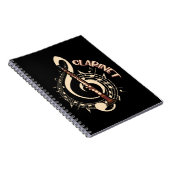 Clarinet Musical Instrument Music Lovers Notitieboek (Rechterzijde)