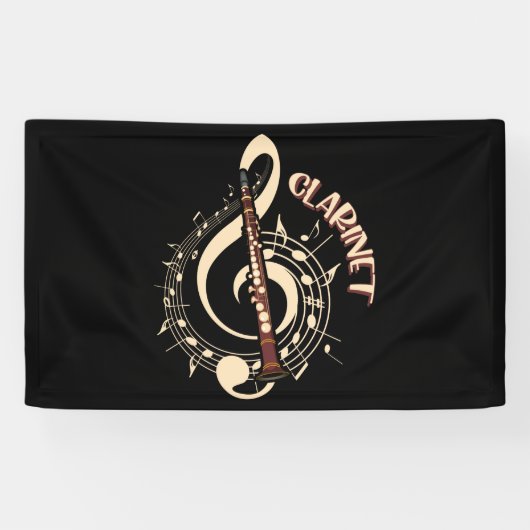 Clarinet Musical Instrument Music Lovers Spandoek (Horizontaal)