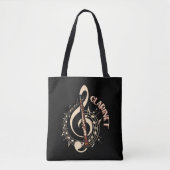 Clarinet Musical Instrument Music Lovers Tote Bag (Voorkant)