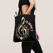 Clarinet Musical Instrument Music Lovers Tote Bag (Dichtbij)