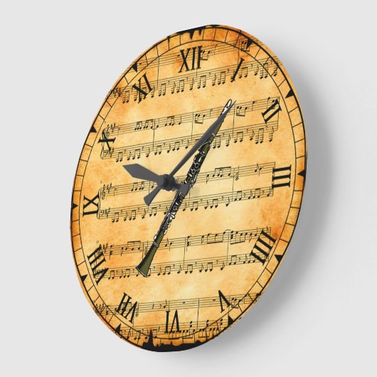 Clarinet ~  muziekachtergrond vellen ~ Uniek Grote Klok (Hoek)