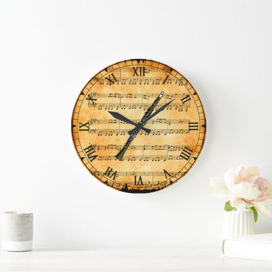 Clarinet ~  muziekachtergrond vellen ~ Uniek Grote Klok (Huis)