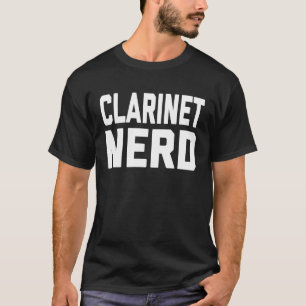 Clarinet Nerd Music voor muziekklasse T-shirt