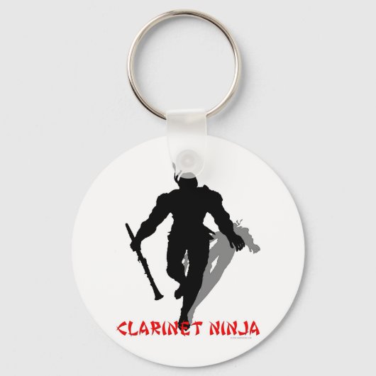 Clarinet Ninja Sleutelhanger (Voorkant)