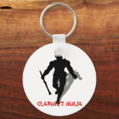 Clarinet Ninja Sleutelhanger (Voorkant)