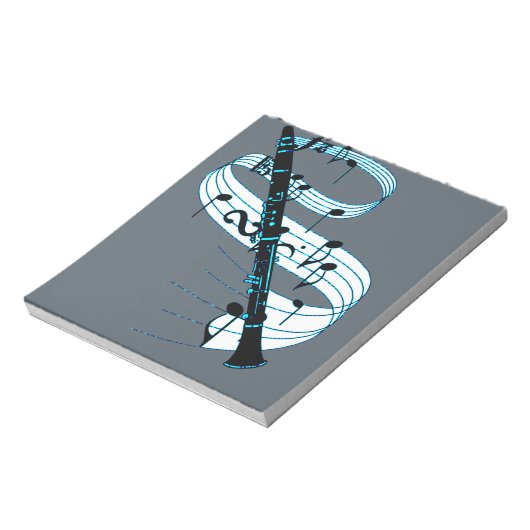 Clarinet Notitieblok (Linkerzijde)