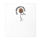 Clarinet Nut Notitieblok (Voorkant)