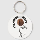 Clarinet Nut Sleutelhanger (Voorkant)