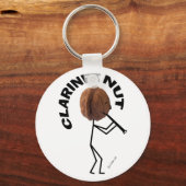 Clarinet Nut Sleutelhanger (Voorkant)