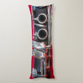 Clarinet on Red Lichaamskussen (Achterkant (Verticaal))