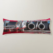 Clarinet on Red Lichaamskussen (Voorkant)