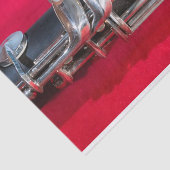Clarinet on Red Tissuepapier (Detail)