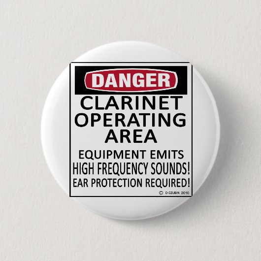 Clarinet Operating Area Ronde Button 5,7 Cm (Voorkant)