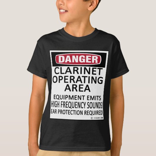 Clarinet Operating Area T-shirt (Voorkant)