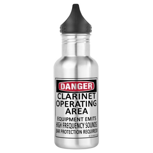 Clarinet Operating Area Waterfles (Links)