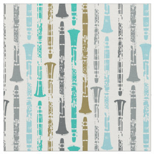 Clarinet Patroon Stof