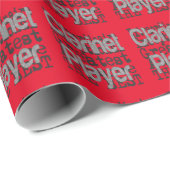 Clarinet Player Extraordinaire Cadeaupapier (Rol Hoek)