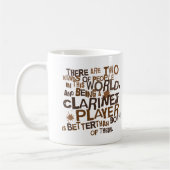 Clarinet Player (Funny) Gift Koffiemok (Links)